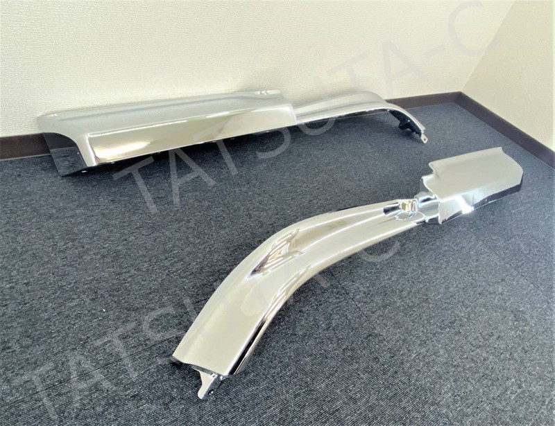 【訳あり品】 メッキ フロント フェンダー パネル サイドガーニッシュ 左右セット いすゞ 320フォワード I8429P