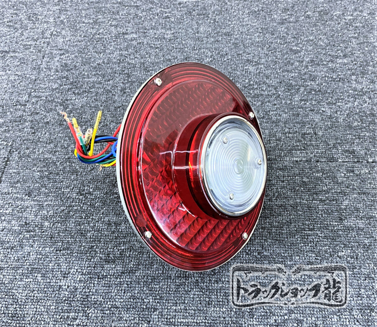 丸形 スカイライン テールランプ レンズのみ 【赤×白】 6個セット バルブ付き JBサイズ ケンメリ G0904D