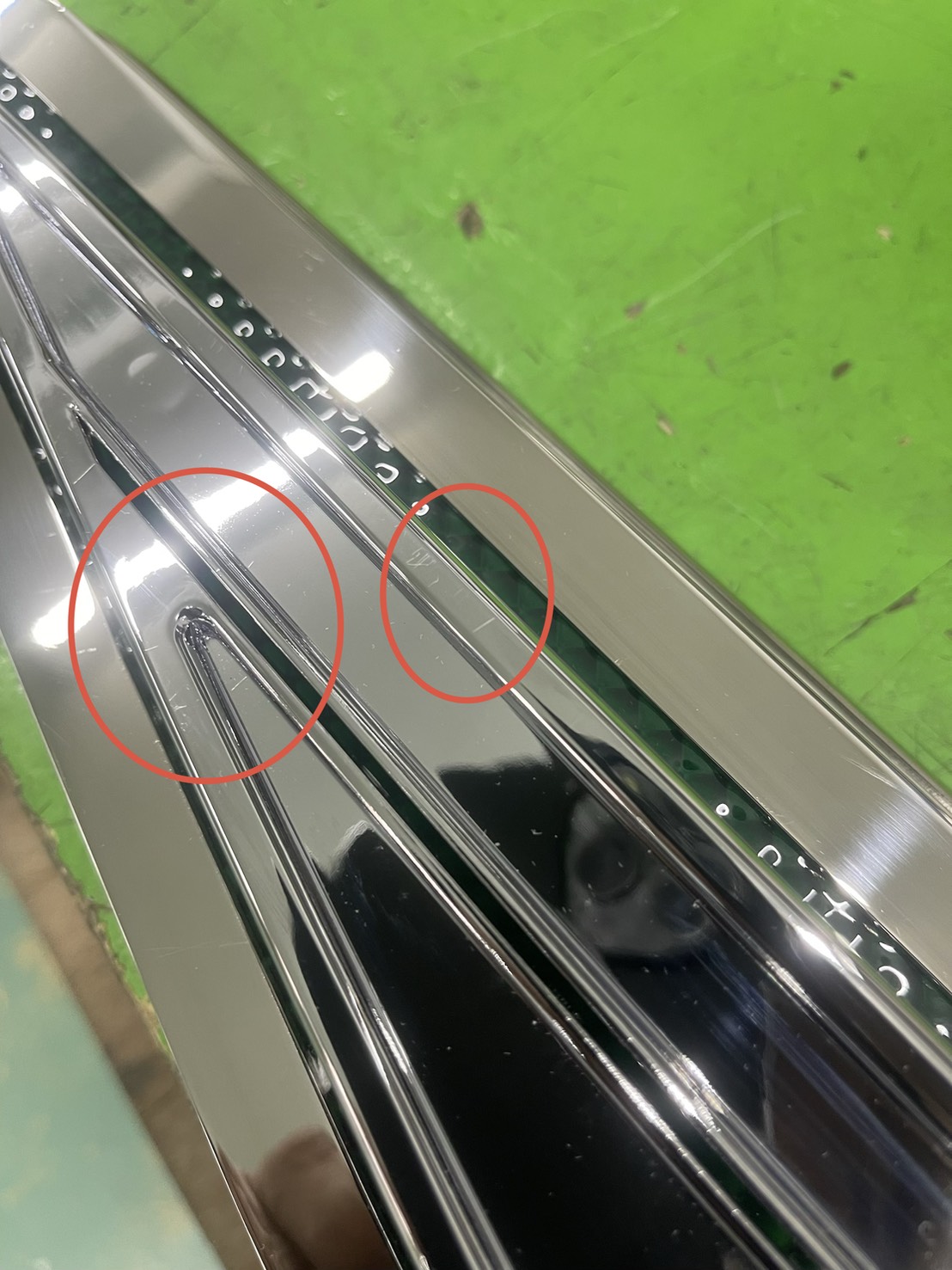 訳あり品】 ステンレス 中型/超薄型 バスマーク アンドン 【鏡面