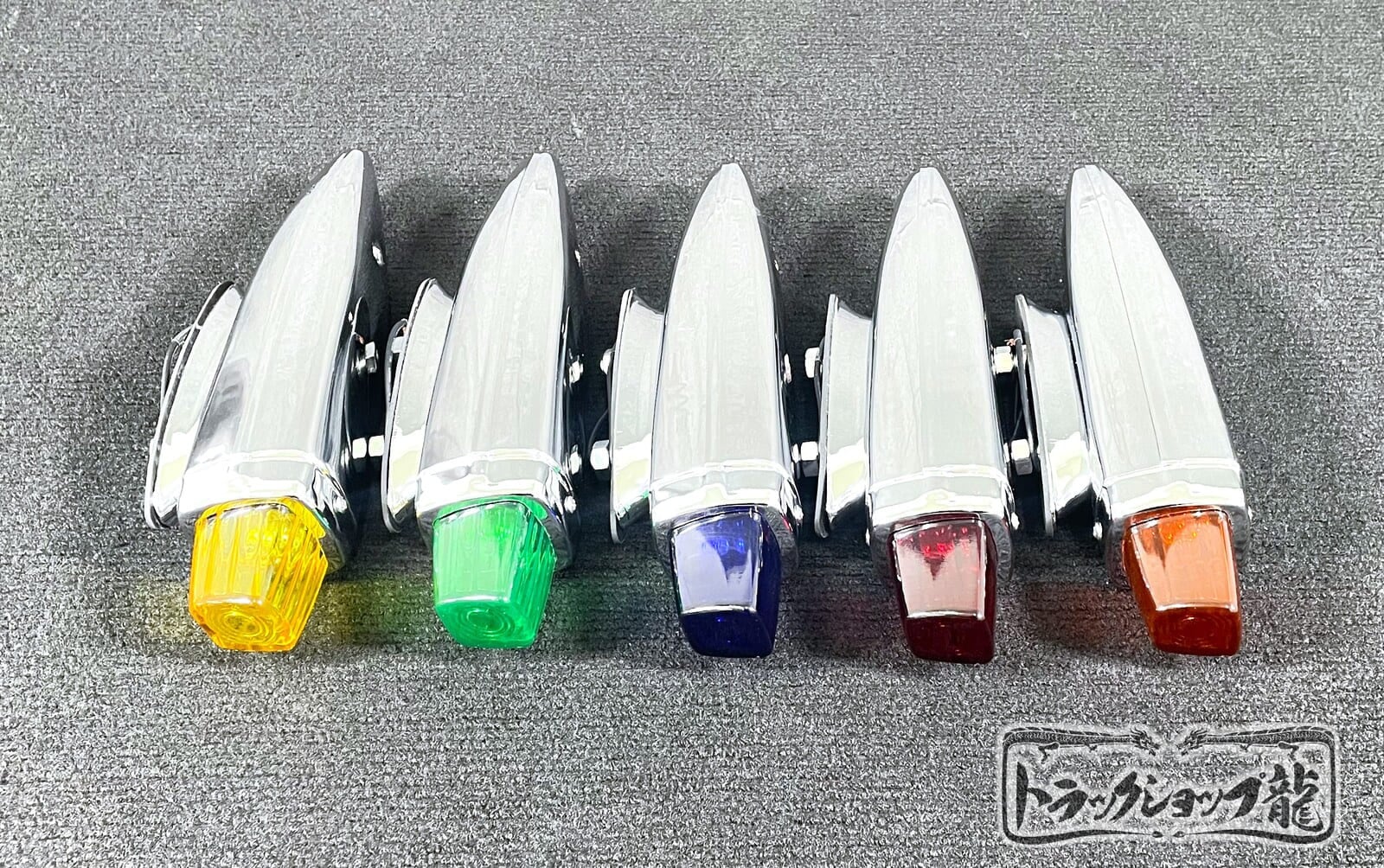 フェンダーマーカー 小 2個セット 【緑色】 サイドランプ 24V電球付き D0629D