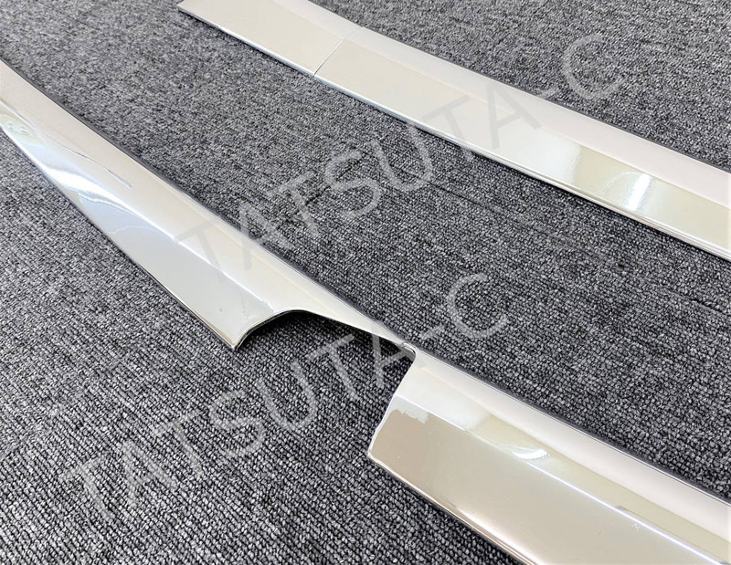 【訳あり品】 メッキ ドアアッパーモール 窓の下部分 左右セット 日野 17プロフィア/17レンジャー H8716S