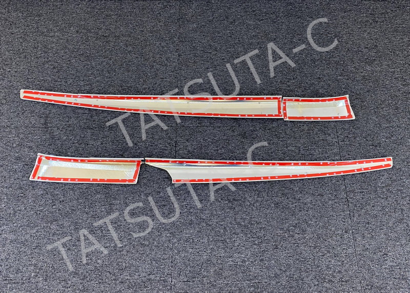 【訳あり品】 メッキ ドアアッパーモール 窓の下部分 左右セット 日野 17プロフィア/17レンジャー H8716S