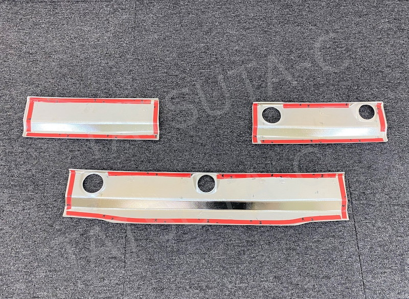 メッキ ワイパーパネル ガーニッシュ 3分割セット いすゞ 07エルフ ローキャブ 標準 I0982S