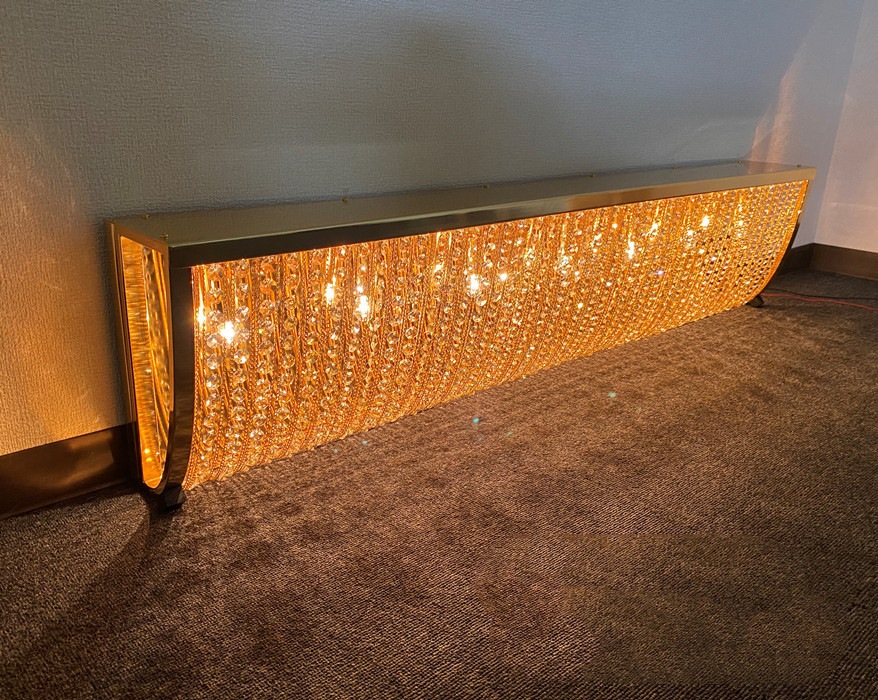 シャンデリア用LED電球 E12口金 フィラメントタイプ １個 2000k 2W 12V/24V兼用 壁掛け 天吊り 車内照明