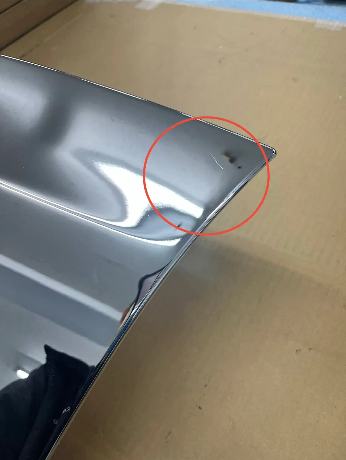 【訳あり品】 メッキ アッパーステップカバー 二分割 左右4点セット 日野 17プロフィア H8751S