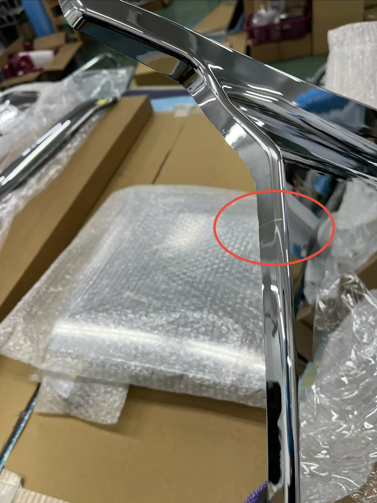 【訳あり品】 メッキ アッパーステップカバー 二分割 左右4点セット 日野 17プロフィア H8751S