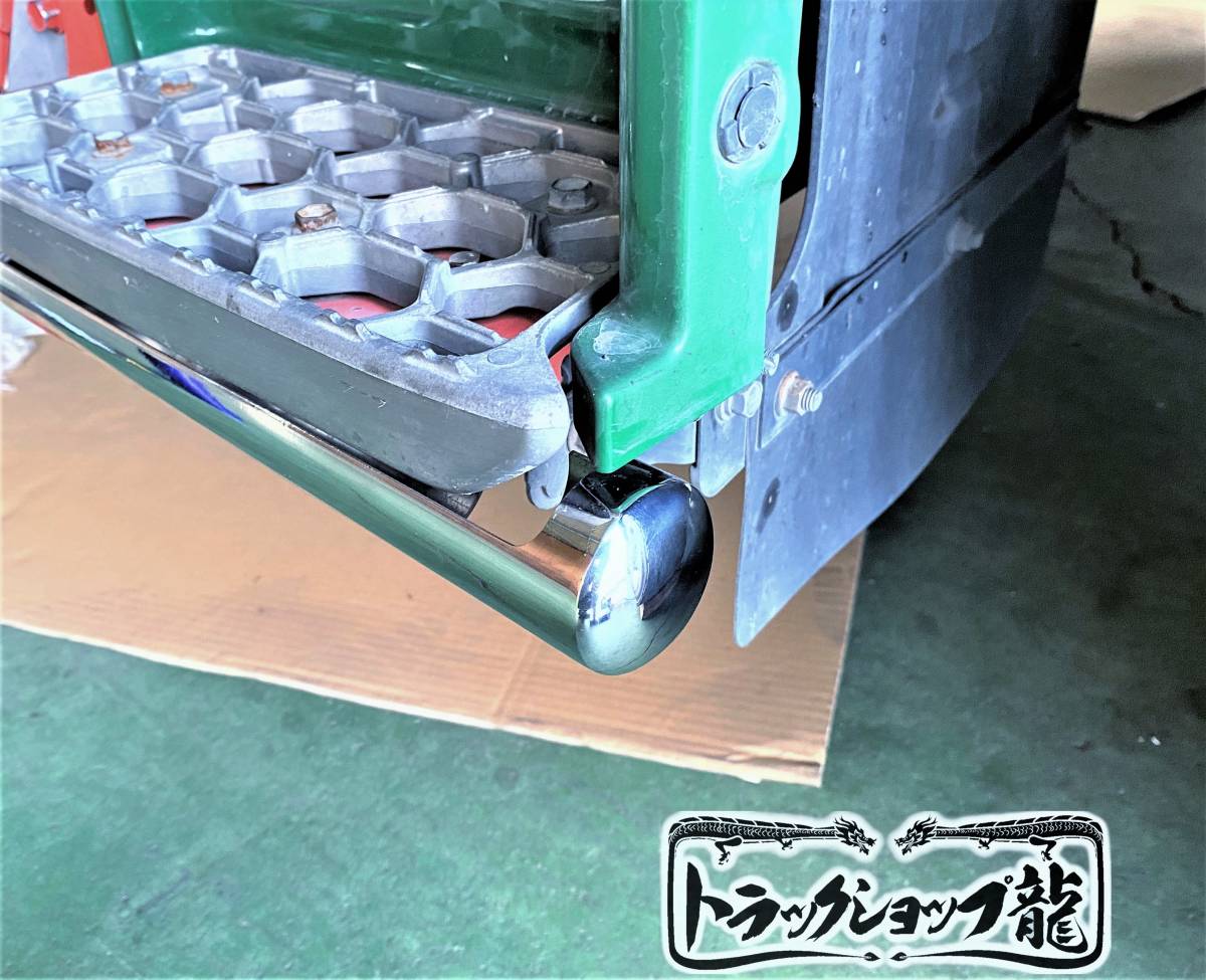 ステンレス パイプバンパー 3分割セット 丸パイプスポイラー φ50 ボルトON 日野 17プロフィア S0283D