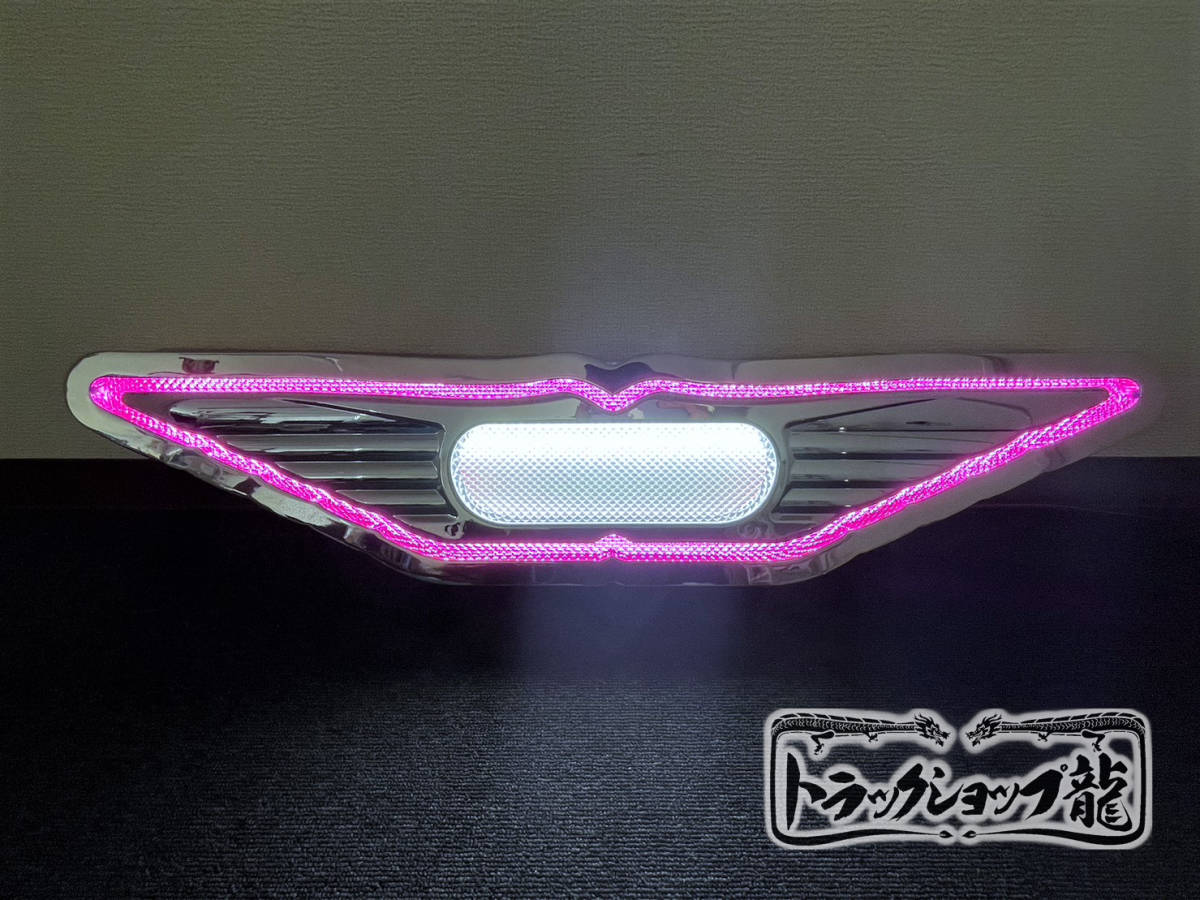 日野 バスマーク 中型 中型 バスマーク用部品 ダイヤカットアクリル板 ダークグリーン/ブルー