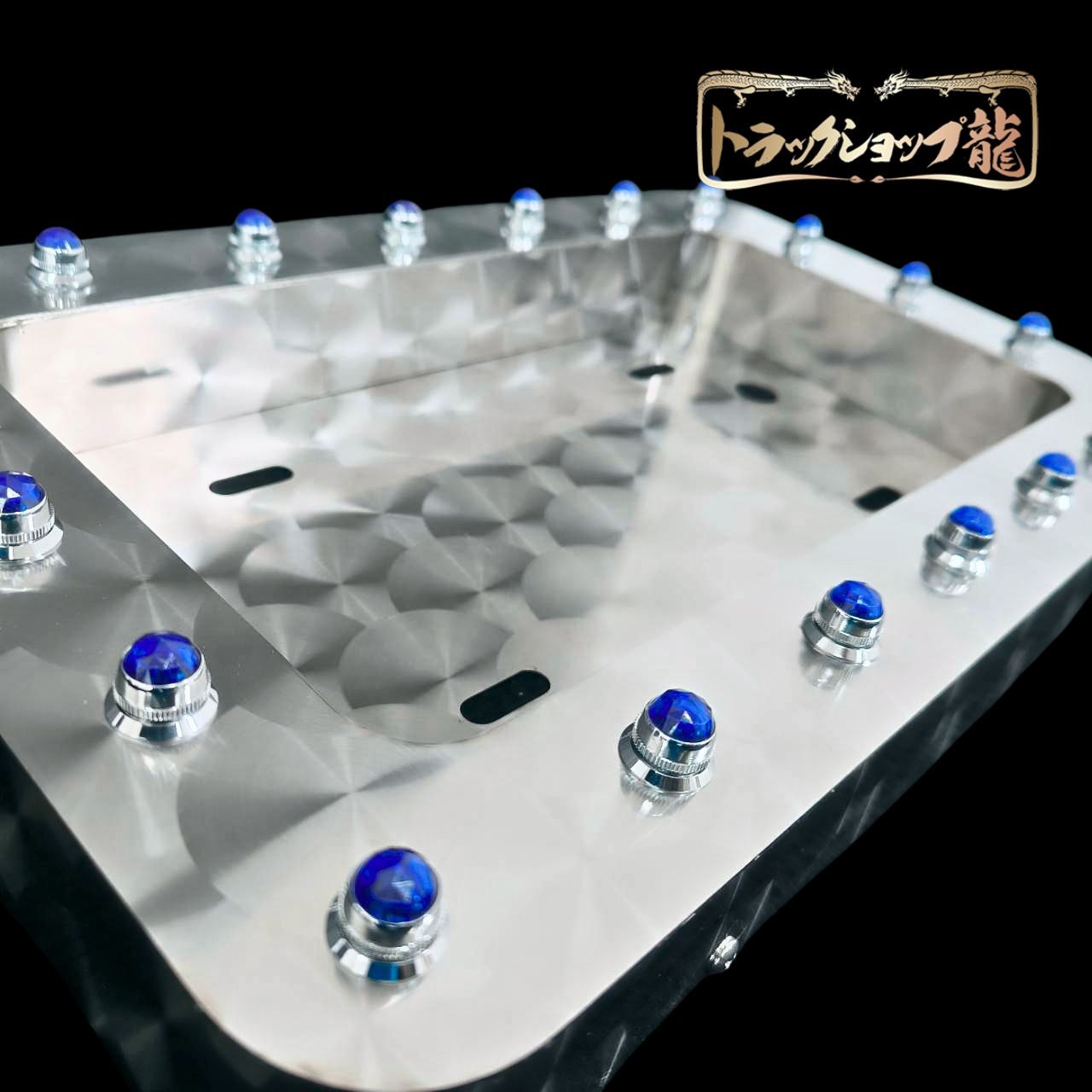 オリジナル 中型 角R 鱗柄 パイロットナンバー枠 パイロットランプ