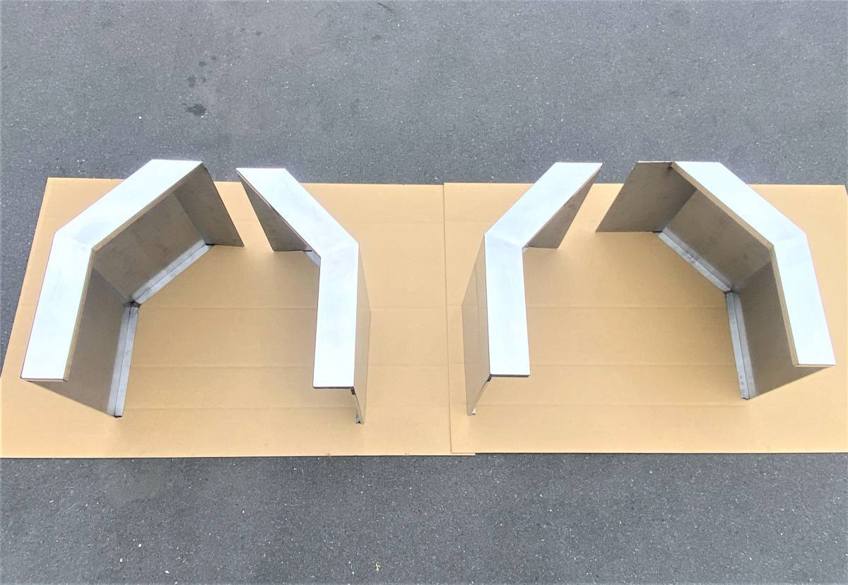 USA製・トラックフェンダー・ステンレス 80 Inch Stainless Steel Single Axle Fender W/ Rolled Edge