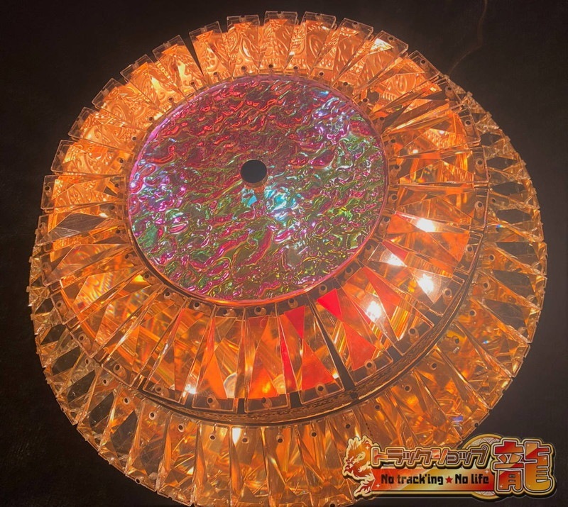 Φ40cm オーロラ シャンデリア 天吊り BA15S口金仕様 フルゴールド