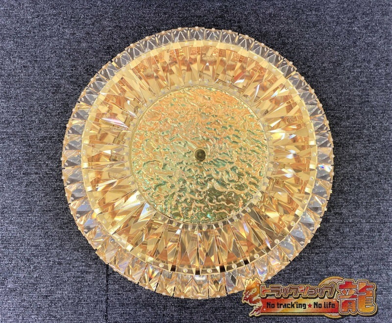 Φ40cm オーロラ シャンデリア 天吊り BA15S口金仕様 フルゴールド