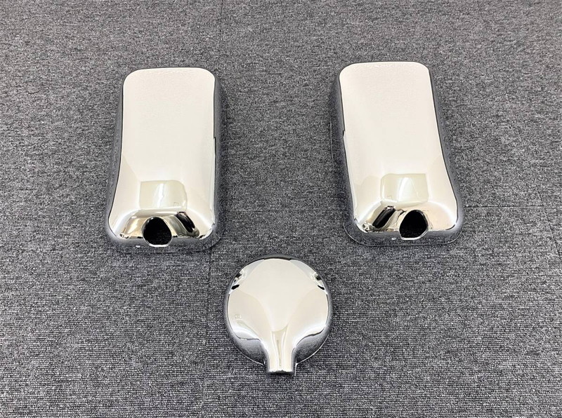 メッキ ミラーカバー 3点セット 三菱ふそう NEWキャンター 標準/ワイド車 G0298T