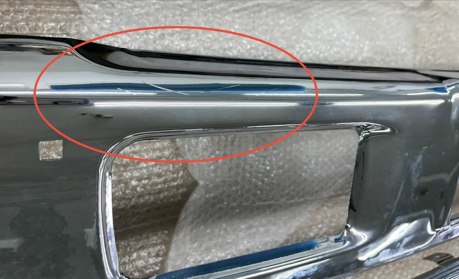 訳あり品】 メッキ フロントバンパー エアダム一体型 メッキフォグ 