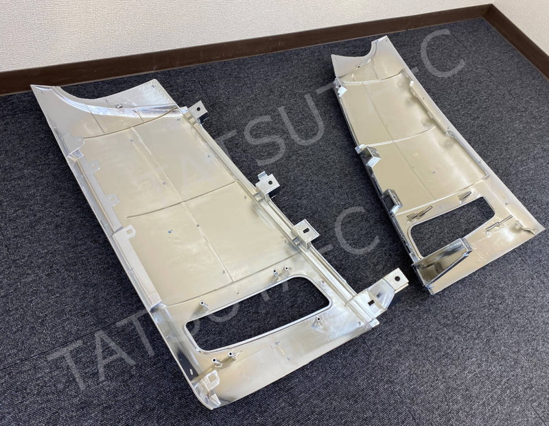 【訳あり品】 メッキ コーナーパネル 左右セット 三菱ふそう ベストワンファイター 標準/ワイド M8821P