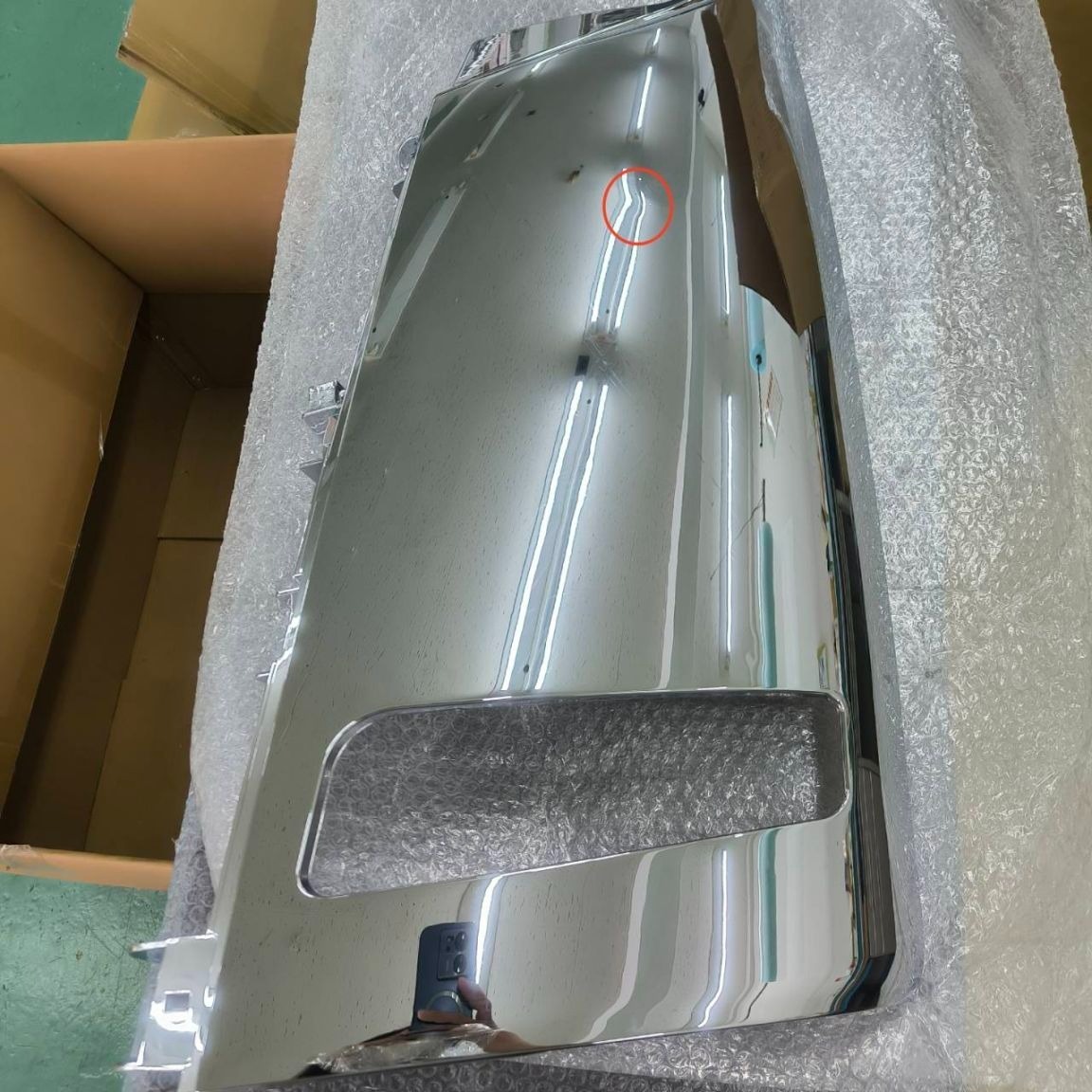 【訳あり品】 メッキ コーナーパネル 左右セット 三菱ふそう ベストワンファイター 標準/ワイド M8821P