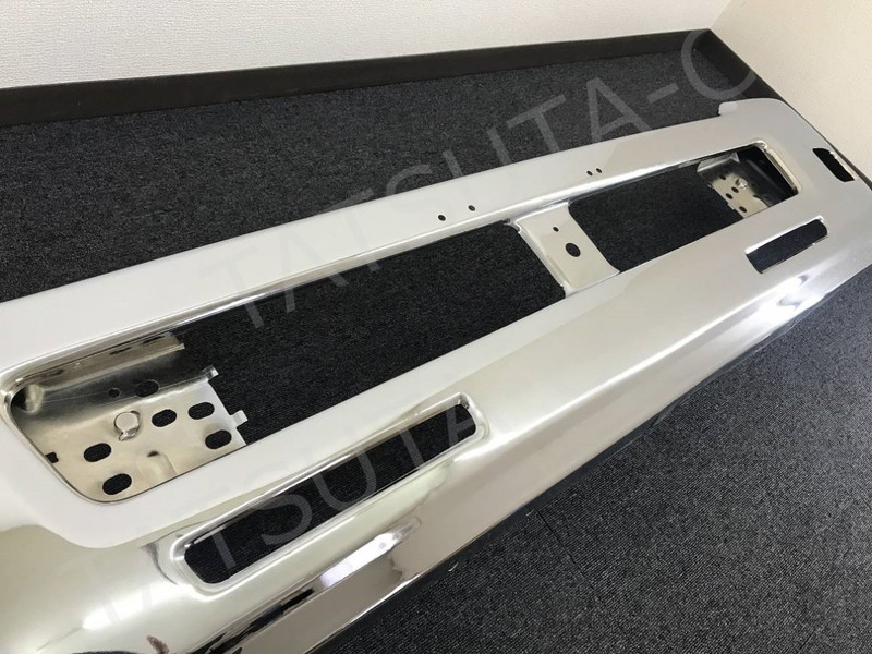 メッキ フロントバンパー エアダム一体型 B4W いすゞ 07フォワード