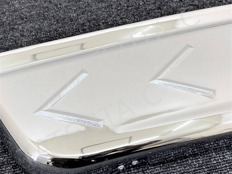 メッキ ステップスカート 左右セット いすゞ 超低PMエルフ/07エルフ ローキャブ I0905P