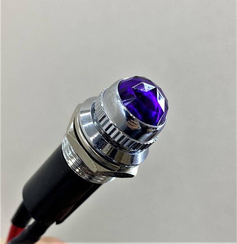 パイロットランプ 【パープル/紫】 1個 16φ 24V LEDランプ ダイヤ
