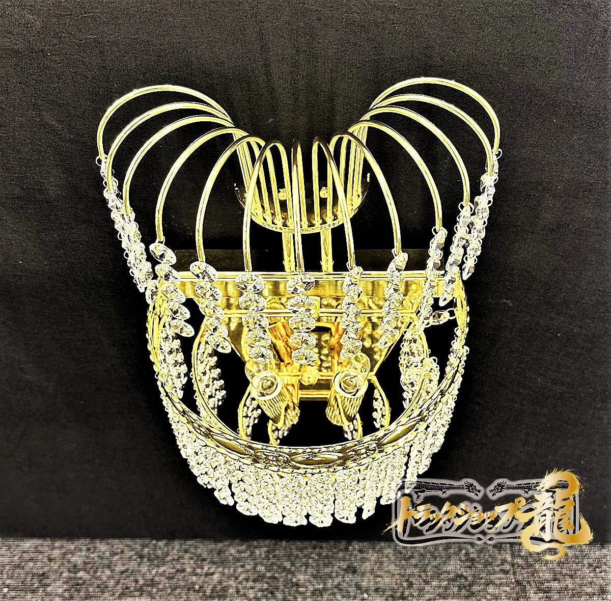 新品 NEW 熊手 シャンデリア 壁掛 2個セット 金メッキ 16面 オクタゴン
