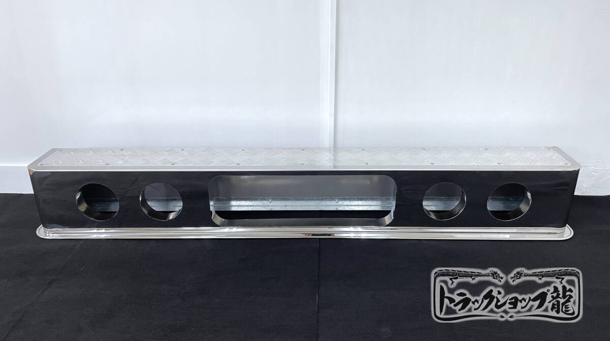 アップグレード】 ステンレス 4連 リアバンパー 2100×250 筒型