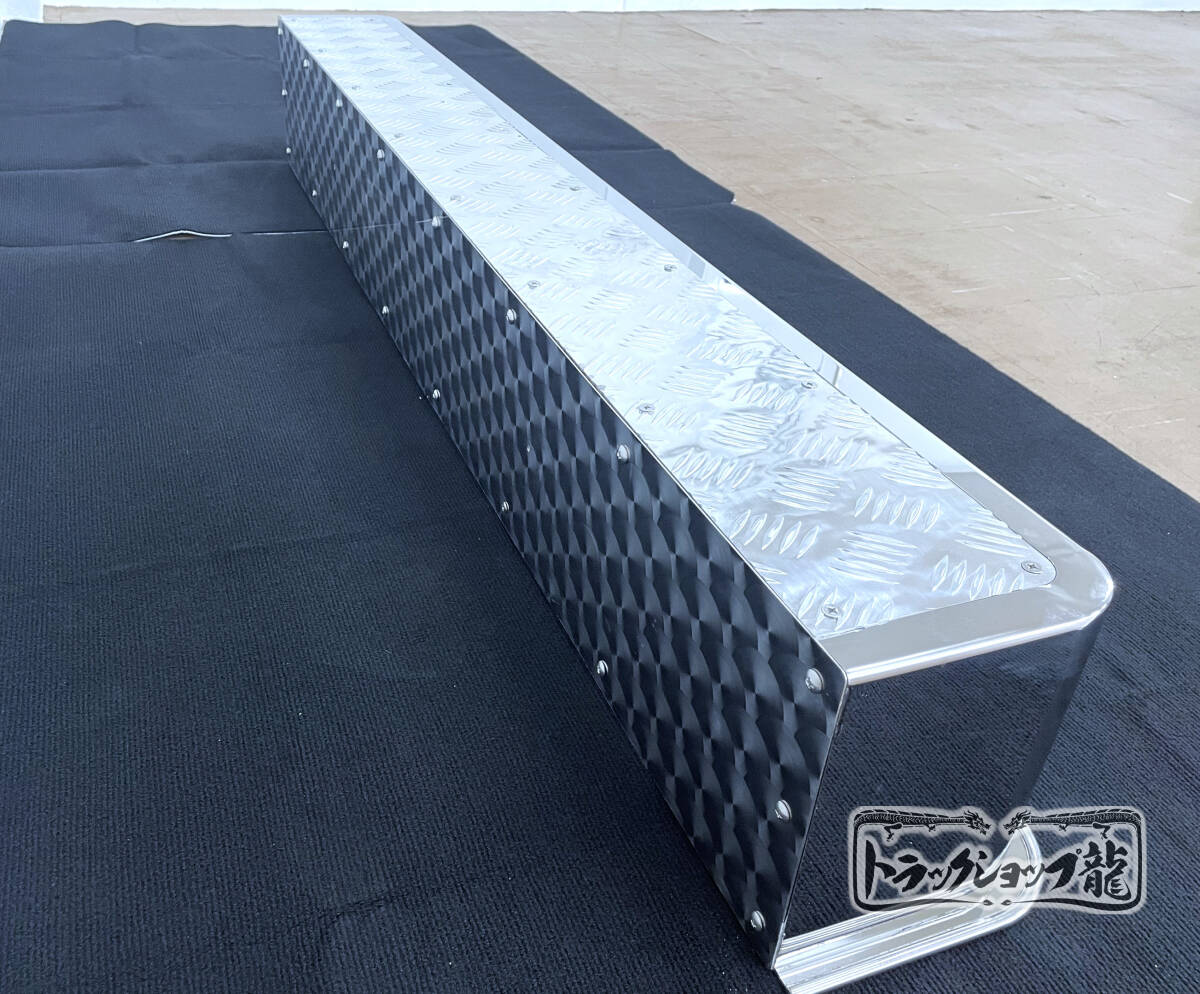 アップグレード】 ステンレス 5連 リアバンパー 1900×250 筒型 奥付け