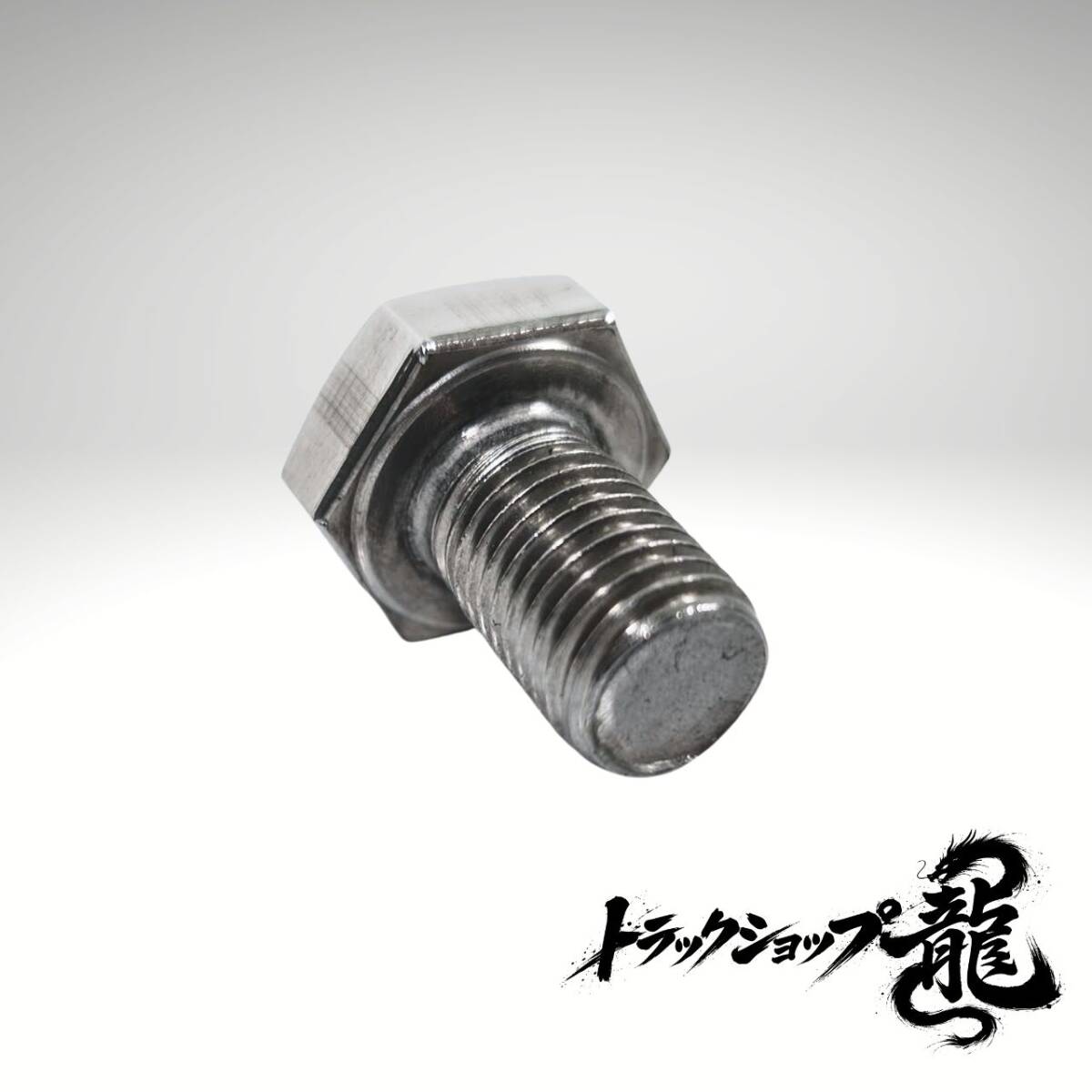 10個セット ステンレス 六角ボルト 全ネジ M10×15 ピッチ1.25 鏡面