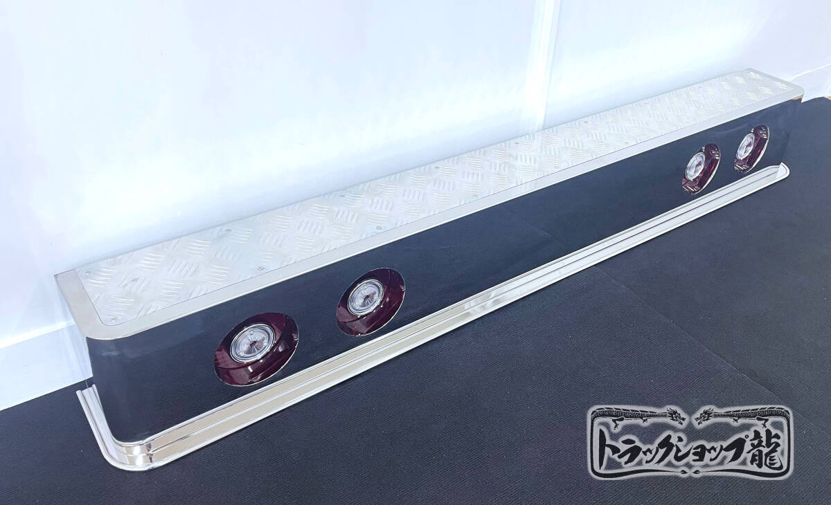 【送料込み‼️】 FORD ECOUOLINE用 メッキ リアバンパー アップグレード】 ステンレス 4連 リアバンパー 2100×250 筒型 奥付け