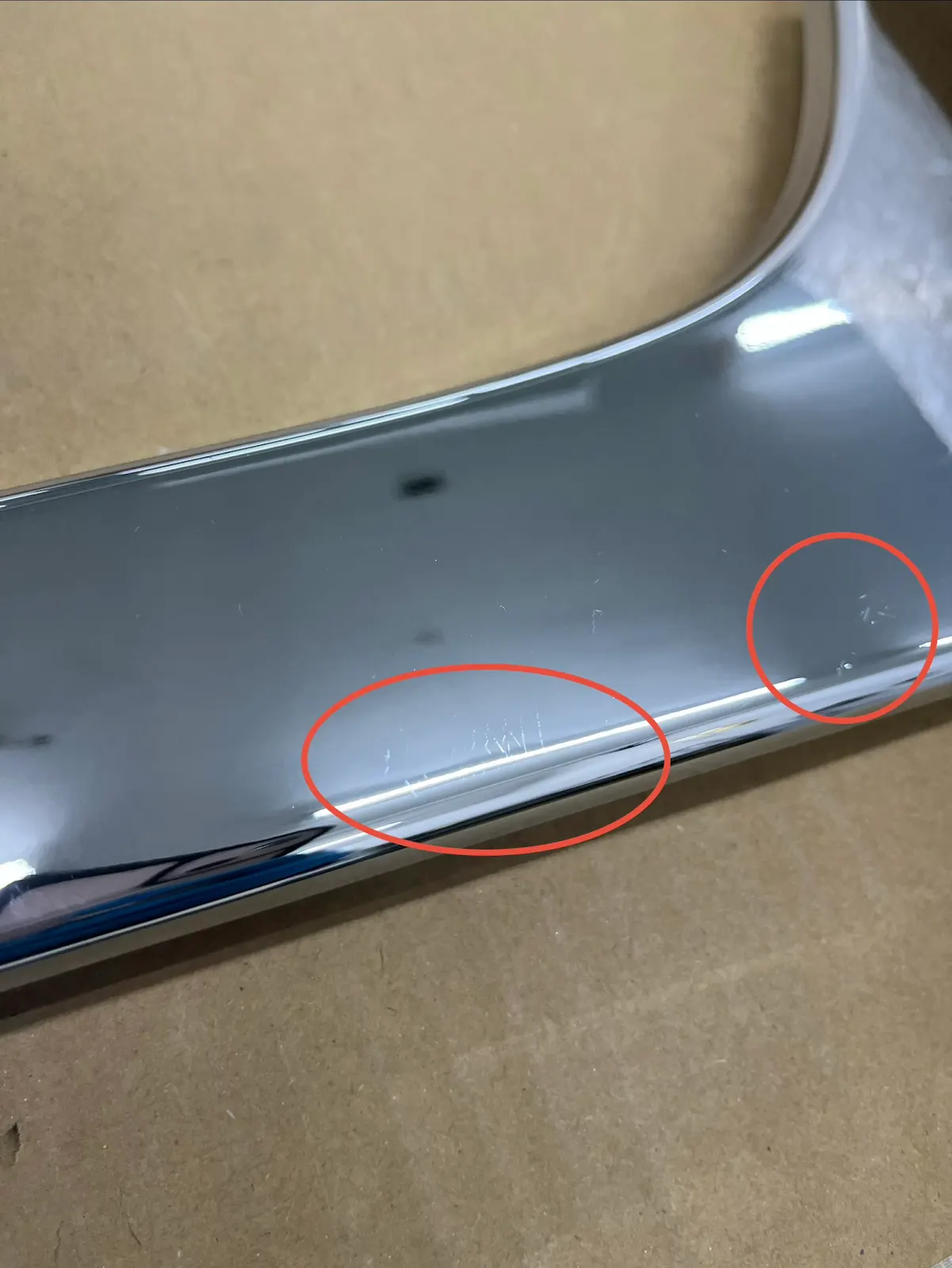 【訳あり品】 メッキ グリル アンダーパネル 左右セット 日野 レンジャープロ ワイド H8782S
