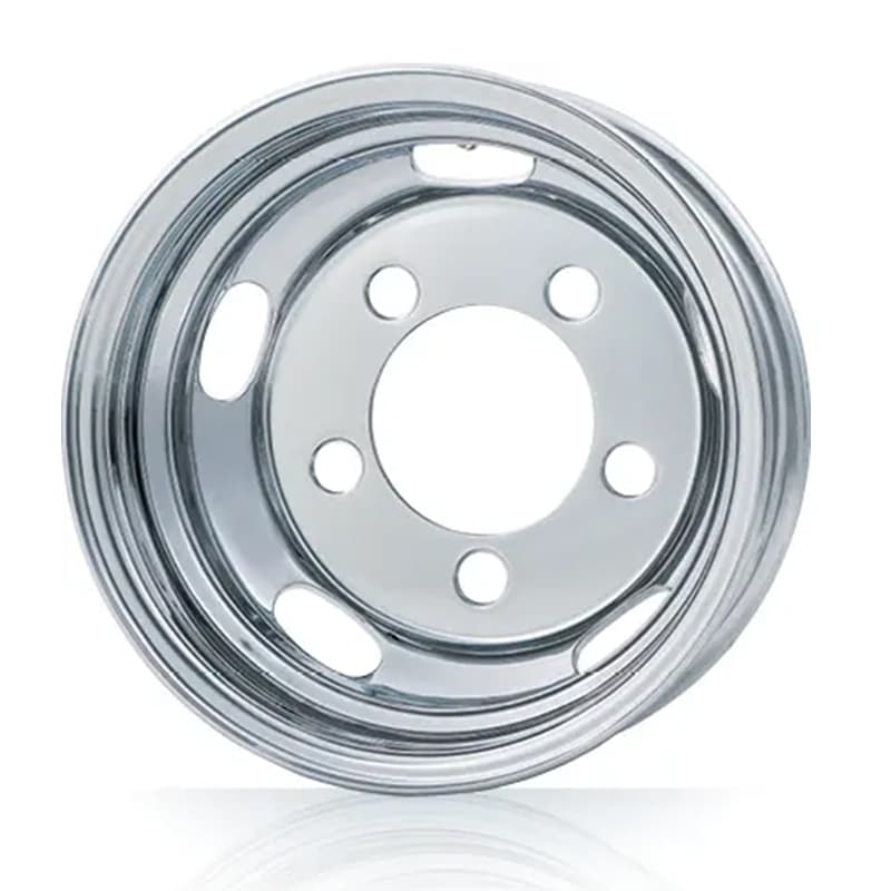 キャンター 用　16インチメッキホイール　リア用 訳あり 新品 メッキホイール 16インチ リア用 16×5.5 5穴 +