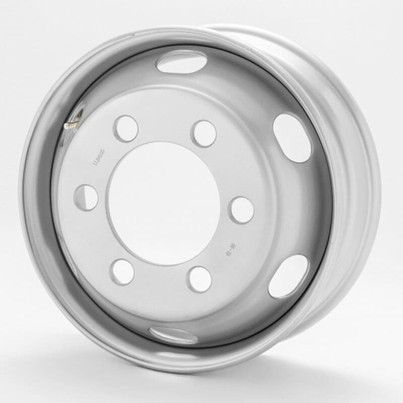 【値下げしました】4トン車アルミホイール 17.5×6.00 135 JIS 球面座 6穴 6本セット 価格｜DOT-Xスチールホイール 17.5インチ×6.00(135) 6穴/222.25 JIS