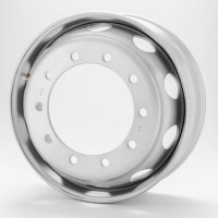 DOT-Xスチールホイール 22.5インチ×7.50(162) 10穴/335 新・ISO規格|スチールホイール|ホイール