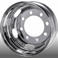 DOT-Xメッキホイール 19.5インチ×6.75(147) 8穴/285 JIS規格 リア用|メッキホイール|ホイール