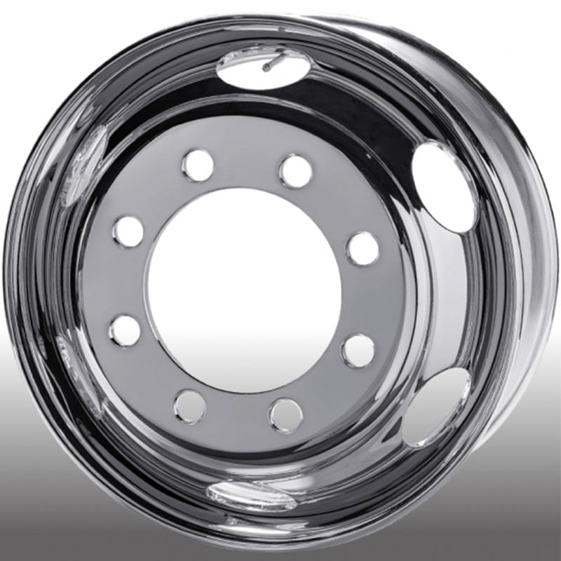 DOT-X スチールメッキ 22.5 リア 4本セット 価格｜DOT-Xメッキホイール 22.5インチ×8.25(165) 8穴/285 JIS規格