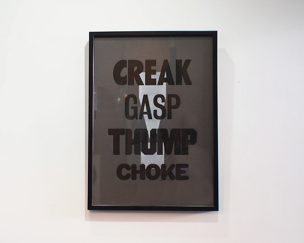 A TWO PIPE PROBLEM LETTERPRESS | CREAK POSTER クリークポスター