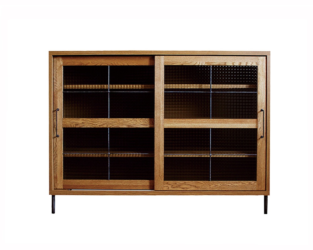 a.depeche/アデペシュ｜カデル スライドガラス ローボード｜cadeal