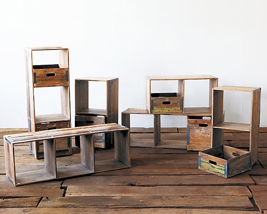 ACME FURNITURE 収納ボックス 黒 2個セット アクメファニチャー