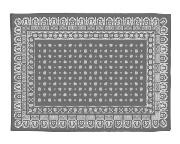DETAIL | Flower Bandana Rug Gray [4size] フラワーバンダナラグ グレー