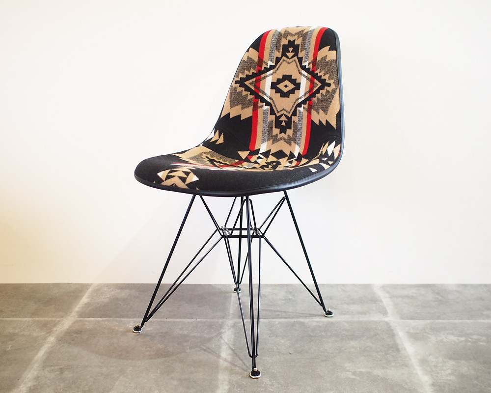 Herman Miller*PENDLETON | MB7 Eames side shell chair Over-All BK イームズサイドシェル リフィニシュペンドルトン