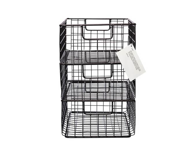 プエブコ｜PUEBCO WIRE BASKET SHOES BOX [2size] ワイヤーバスケットシューズボックス｜TRUSS