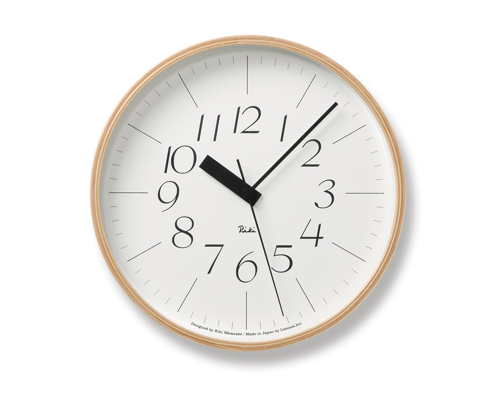 Lemnos | Riki Clock RC [2size] リキクロック 電波時計/細文字