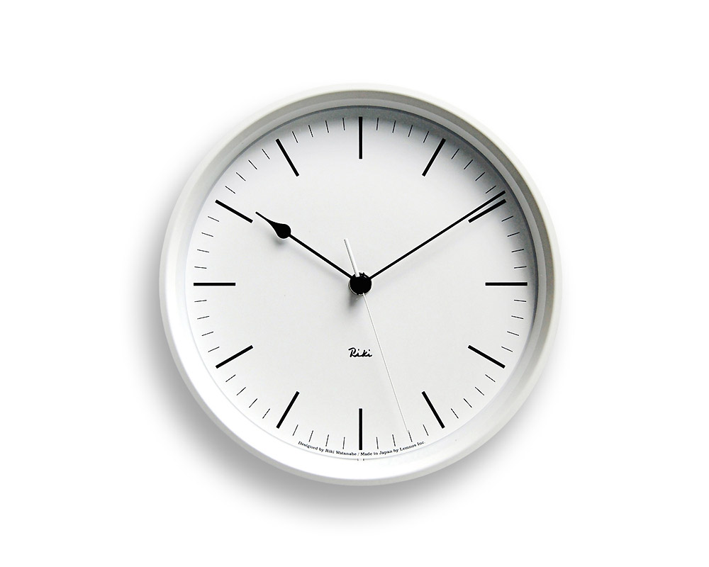 Lemnos | Riki  Steel Clock  リキスチールクロック 棒指標タイプ/電波時計