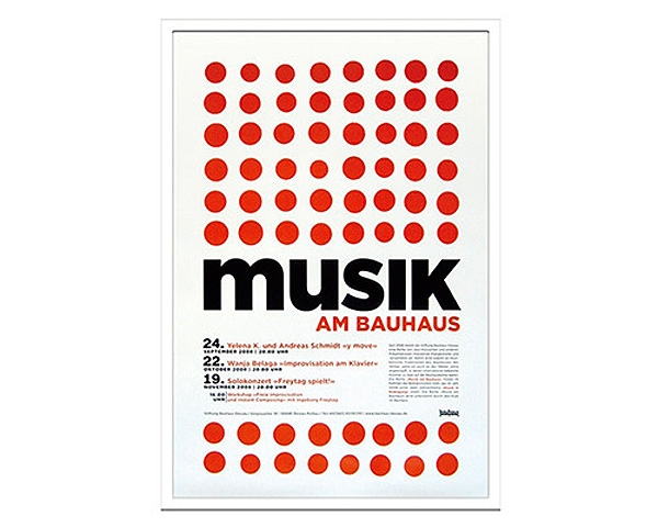 Interior Art | Musik am Bauhaus2 バウハウスポスター(D)