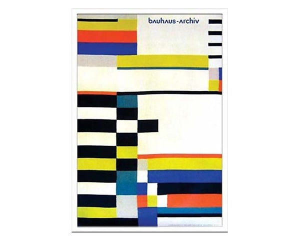 バウハウス ポスター 額装 フレーム付き /Bauhaus Ruth consenuller