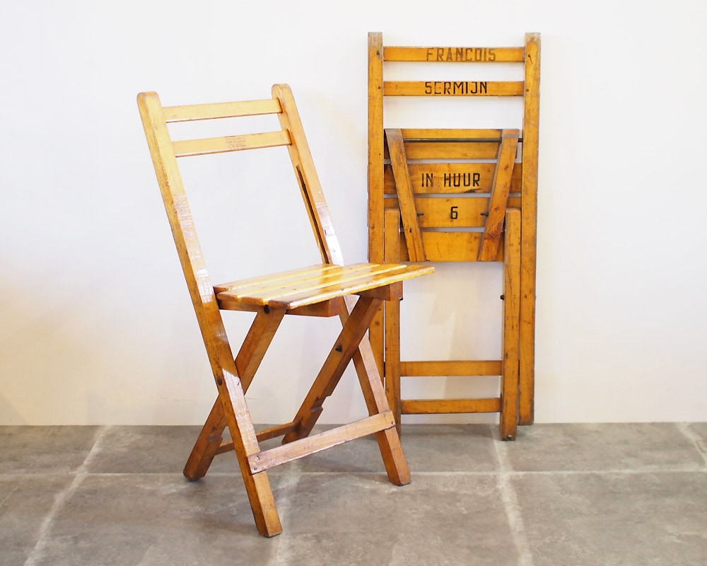Unknown France | French Folding Church Chair フレンチフォールディングチャーチチェア