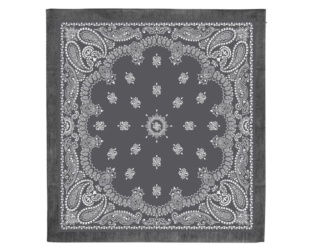 DETAIL | Paisley Bandana Rug Gray [3size] ペイズリーバンダナラグ グレー