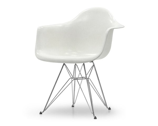 MODERNICA | Fiberglass Arm Shell Chair WHITE [20base] ファイバーグラスアームシェルチェア ホワイト