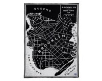 FARIBAULT WOOLEN MILL | Vintage City Map Wool Throw Brooklyn ƥޥå /֥󥱥å