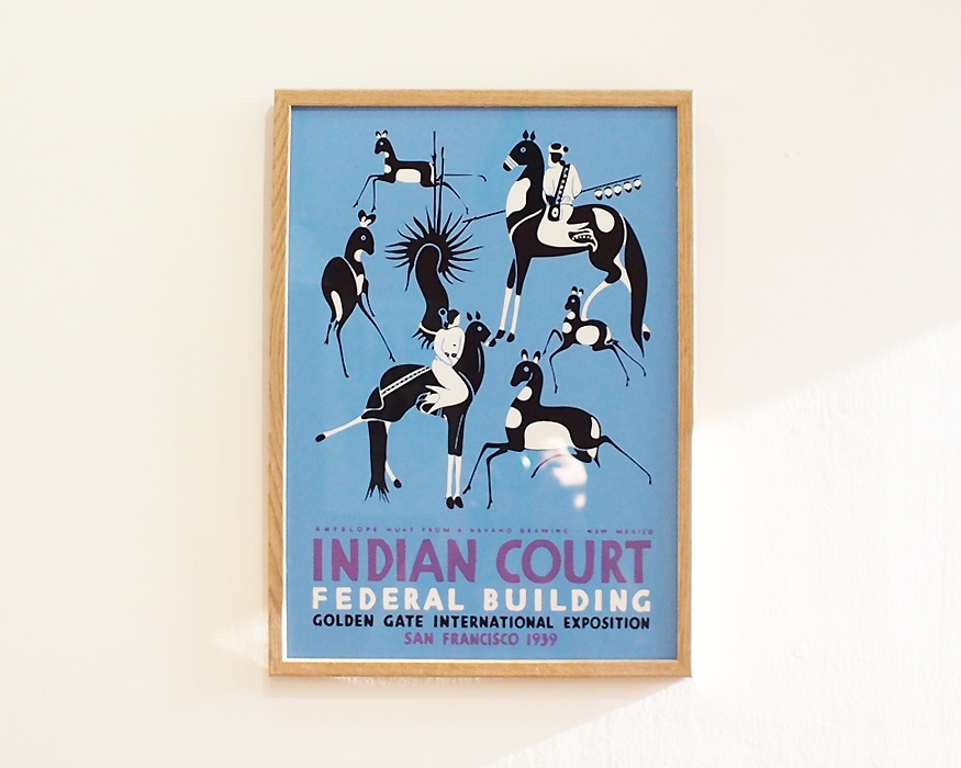 THE DYBDAHL  | Indian Court Print “1258” インディアンコートプリント フレーム付