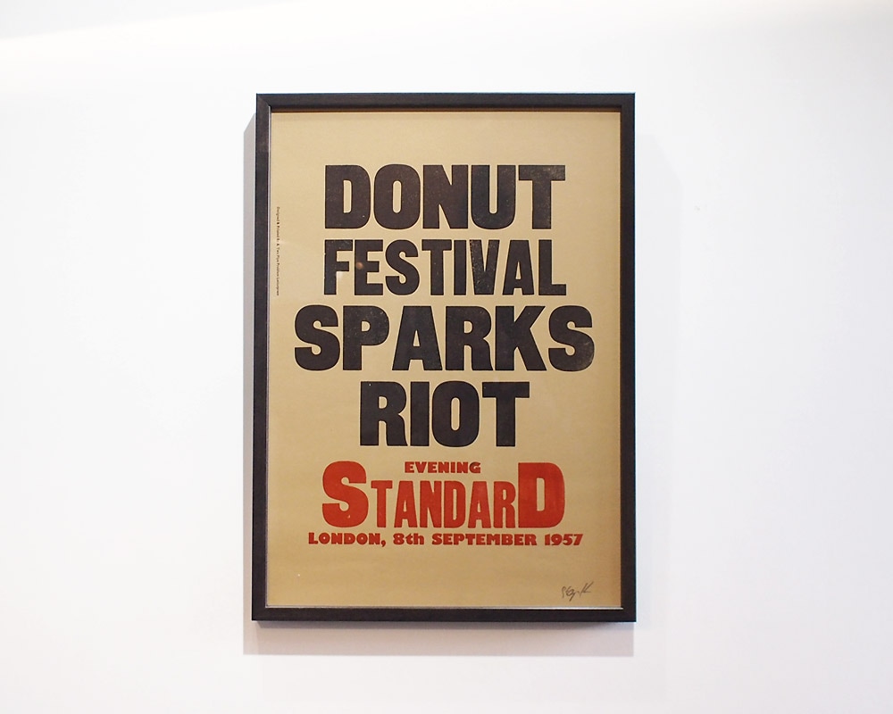 A TWO PIPE PROBLEM LETTERPRESS | DONUT FESTIVAL POSTER ドーナッツフェスティバルポスター